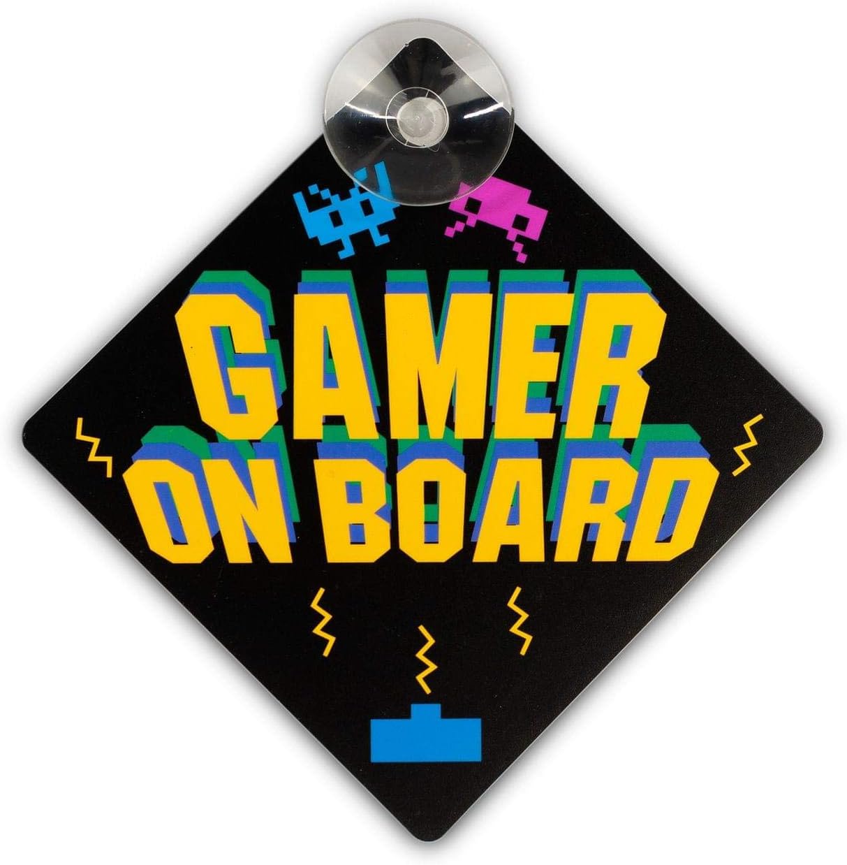 Toynk Car Window Sign | Gamer on Board Car Wind Sign | Xbox Gamers | Official Decorative Collectible | Car Accessories for Man