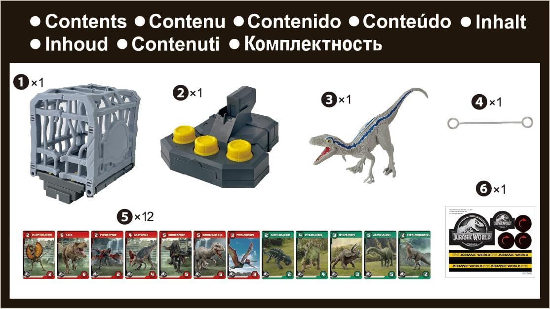 EPOCH Games - Jurassic World - Cage Breaker Tabletop Game