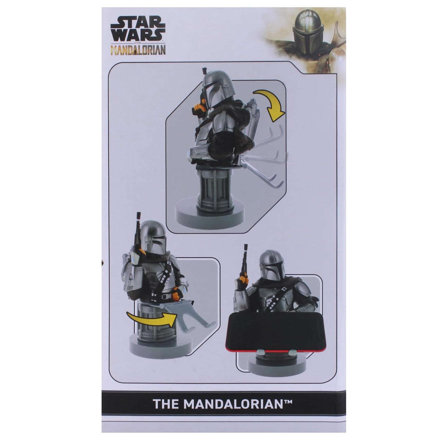 Exquisite Gaming Star Wars Mandalorian Cable Guys Phone Stand and Gaming Controller Holder Fashions for Home