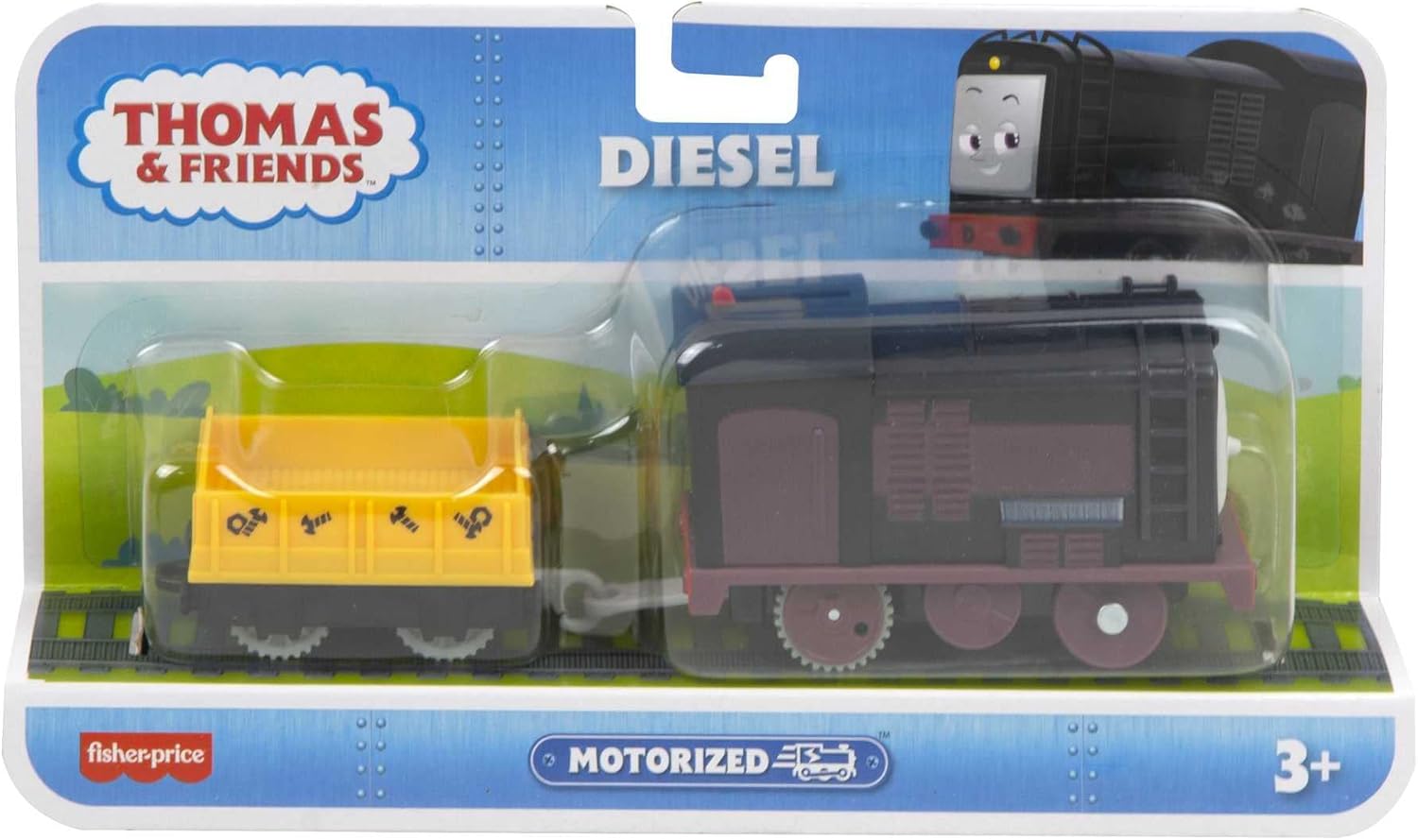 Thomas & Friends Motorized Toy Train Diesel Battery-Powered Engine with Cargo for Pretend Play Preschool Kids Ages 3+ Years​
