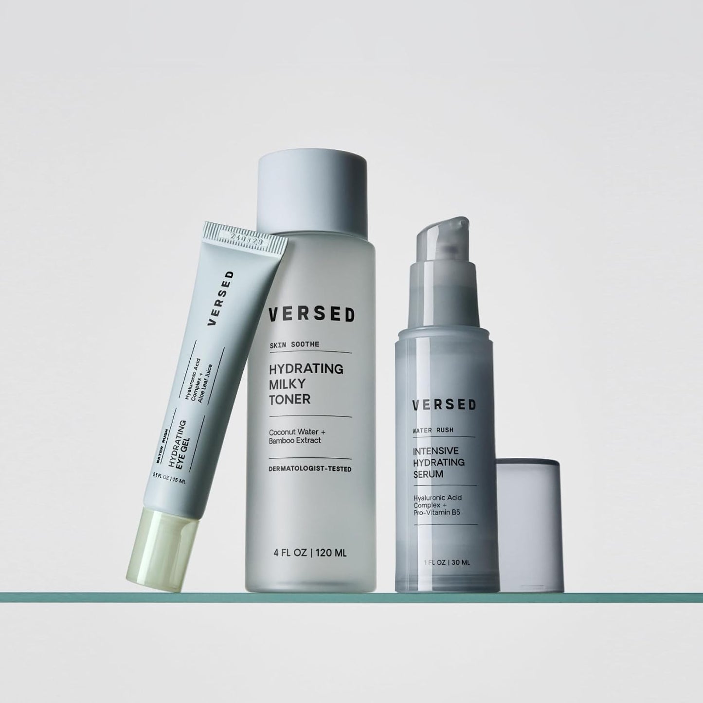 VERSED Water Rush Intensive Hydrating Serum | Hyaluronic Acid & B5, 1 Oz