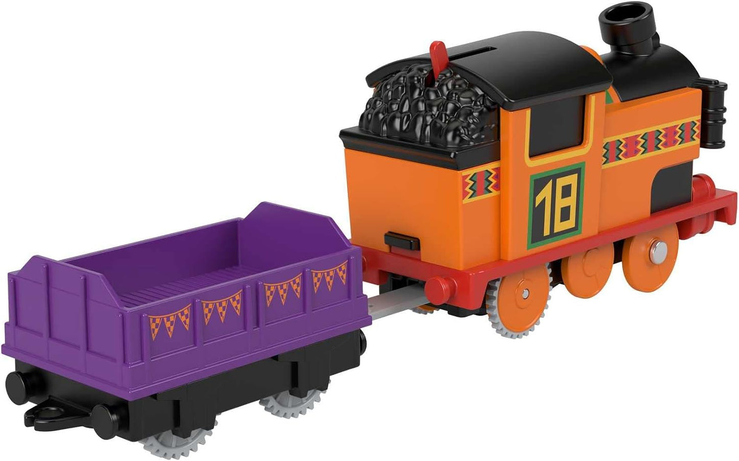 Thomas & Friends Motorized Toy Train Nia Battery-Powered Engine with Cargo for Pretend Play Preschool Kids Ages 3+ Years​