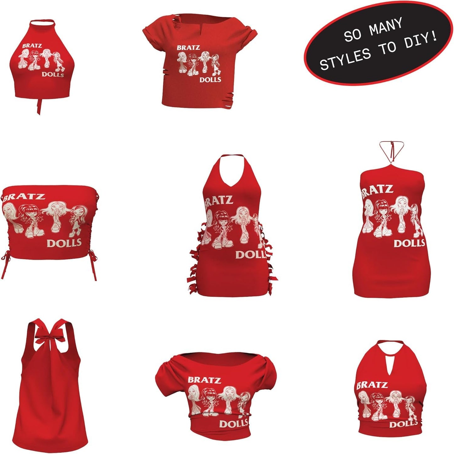 Bratz Stylin' Jade Fashion Doll with Customizable T-Shirt for You and Accessories Fashions for Home