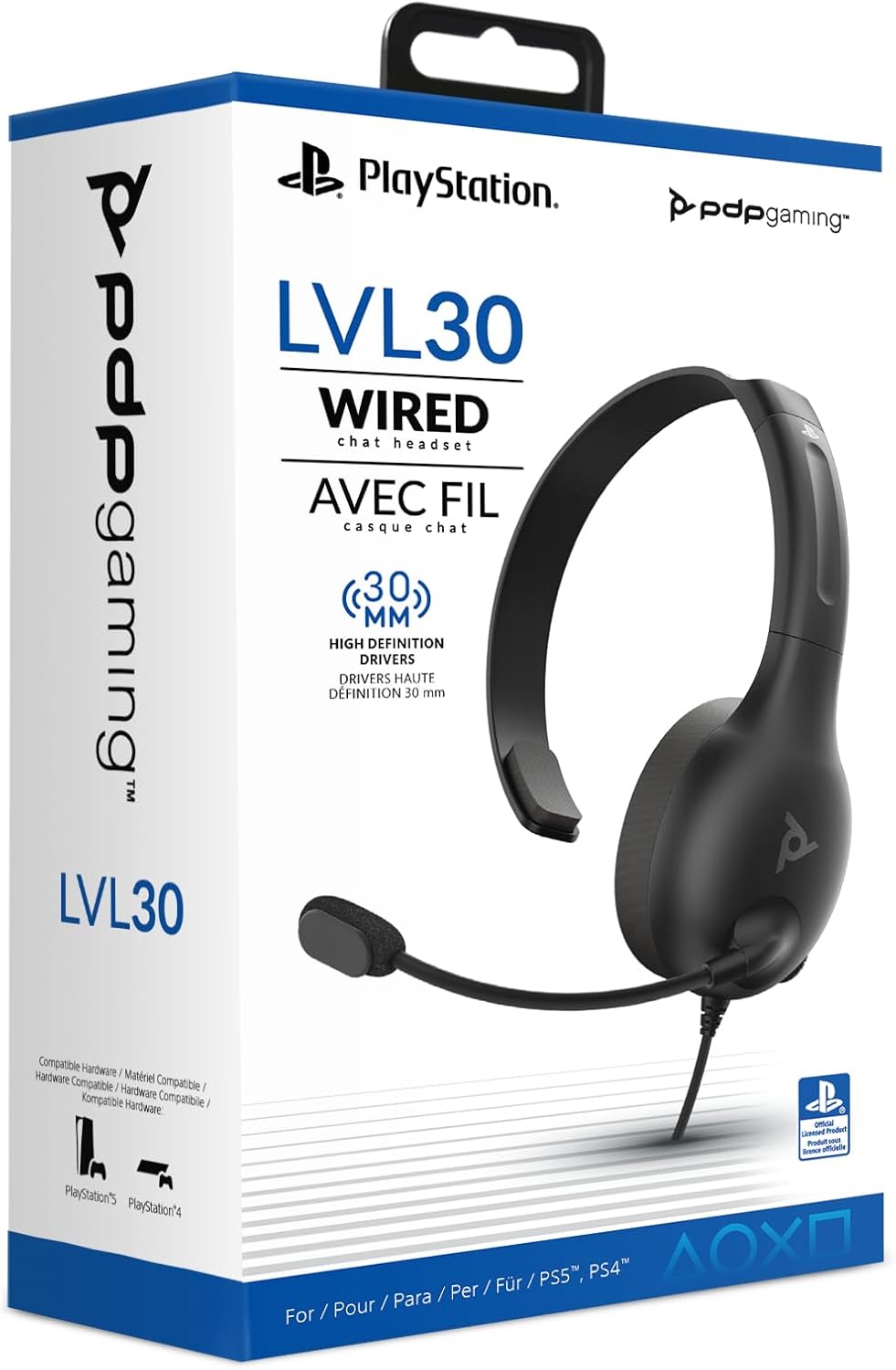 PDP LVL30 Wired Headset with Single-Sided One Ear Headphone - Fashions for Home 