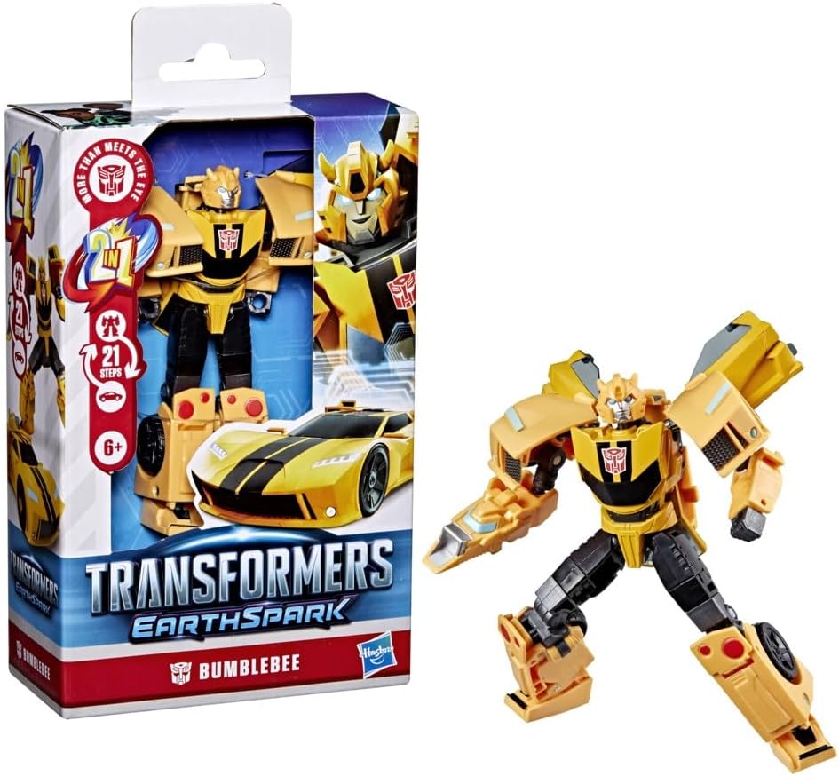 Transformers Toys EarthSpark Deluxe Class Bumblebee Action Figure - Fashions for Home