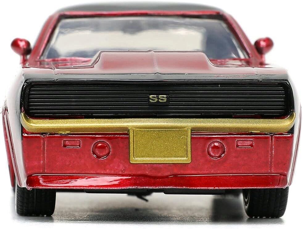 DC Comics 1:32 1969 Chevy Camaro Die-cast Car w/ 1.65" Robin Figure, Toys for Kids and Adults
