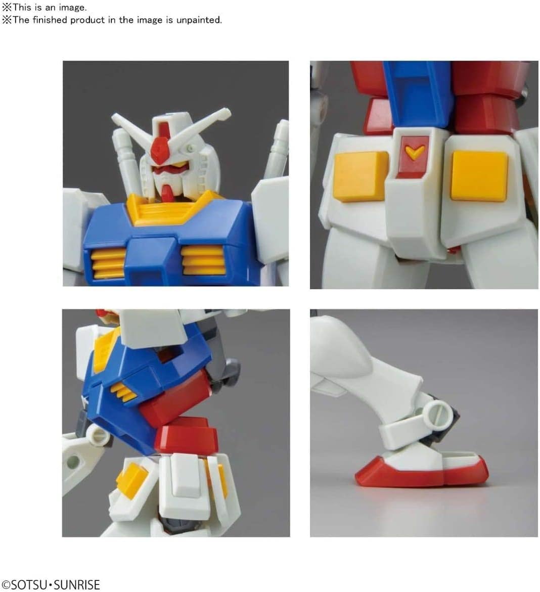 Bandai Hobby - Mobile Suit Gundam - 1/144 RX-78-2 Gundam, Bandai Spirits Entry Grade Model Kit (B0B92FXZLY) Fashions for Home