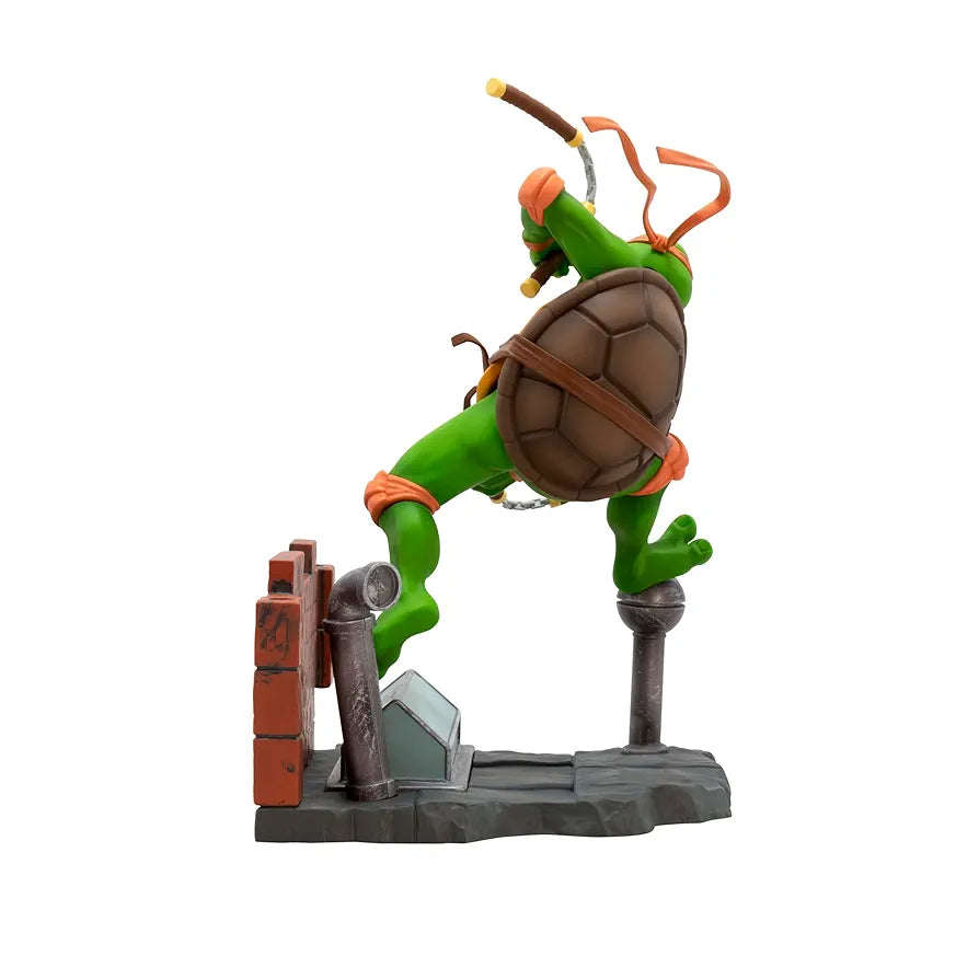 Teenage Mutant Ninja Turtles Michelangelo 7.7" Tall SFC Collectible PVC Figure Statue Cartoon Figurine Home Room Office Décor Gift