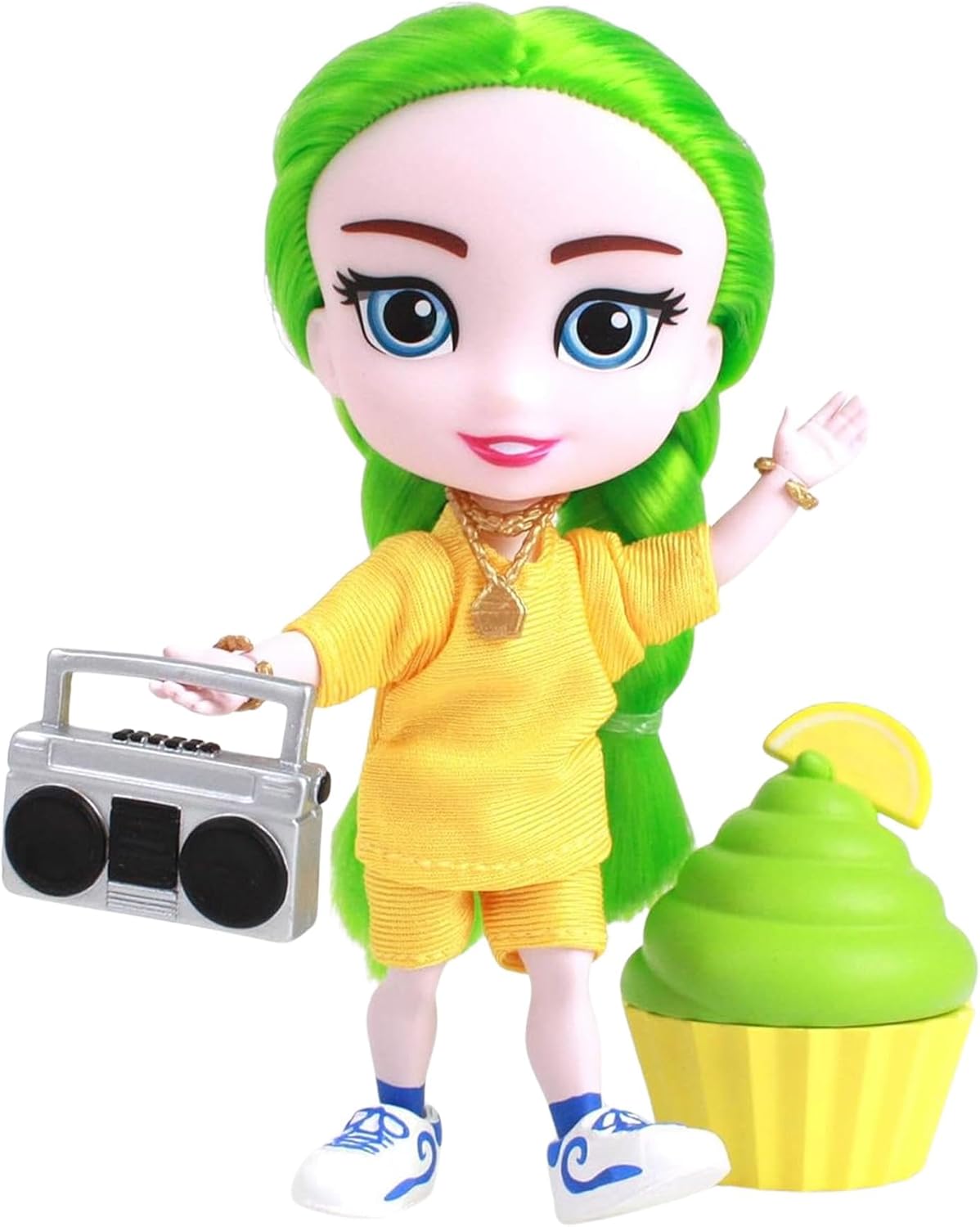 The Loyal Subjects - for Keeps - Ella Girl with Cupcake Keepsake Lime Hair 5" Fashions for Home