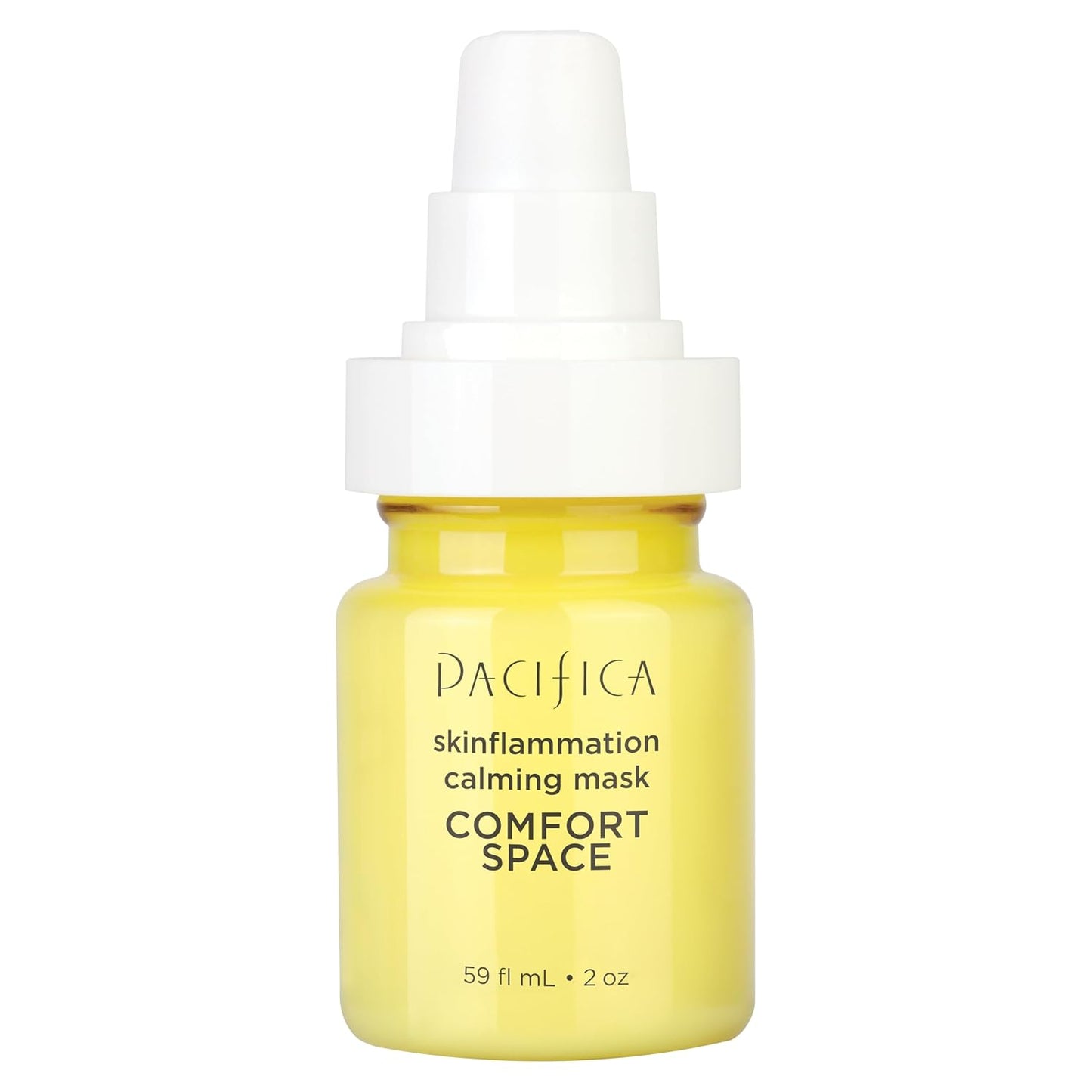 Pacifica Comfort Space Calming Face Mask for Sensitive Skin, Redness Relief Hydrating Facial Mask with Azelaic Acid & Turmeric, Soothes Irritation & Dryness, Vegan Skincare, 2 Fl Oz