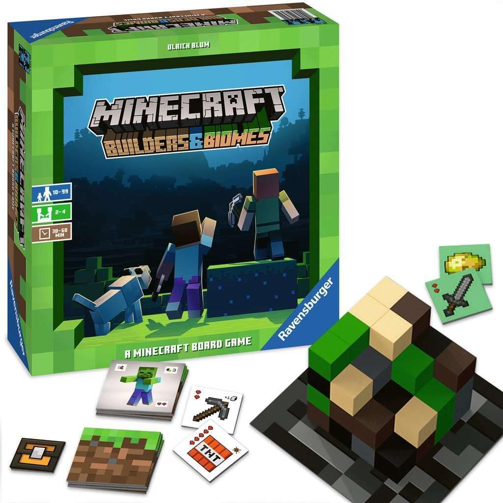Ravensburger Minecraft: Builders & Biomes - Engaging Strategy Board Game | Ideal for 2-4 Players | Perfect for Ages 10 & Up | Authentic Minecraft Experience | Great Gift for Minecraft Enthusiasts Fashions for Home