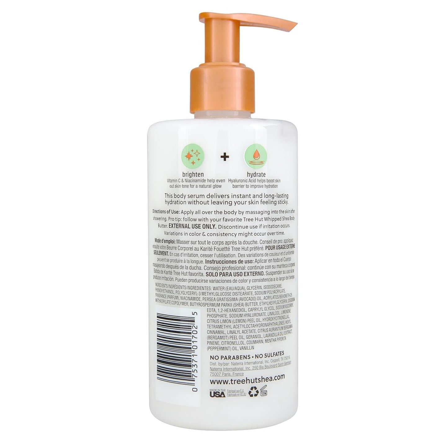 Tree Hut Hydraglow Body Serum, Palm Grove, 11 Oz
