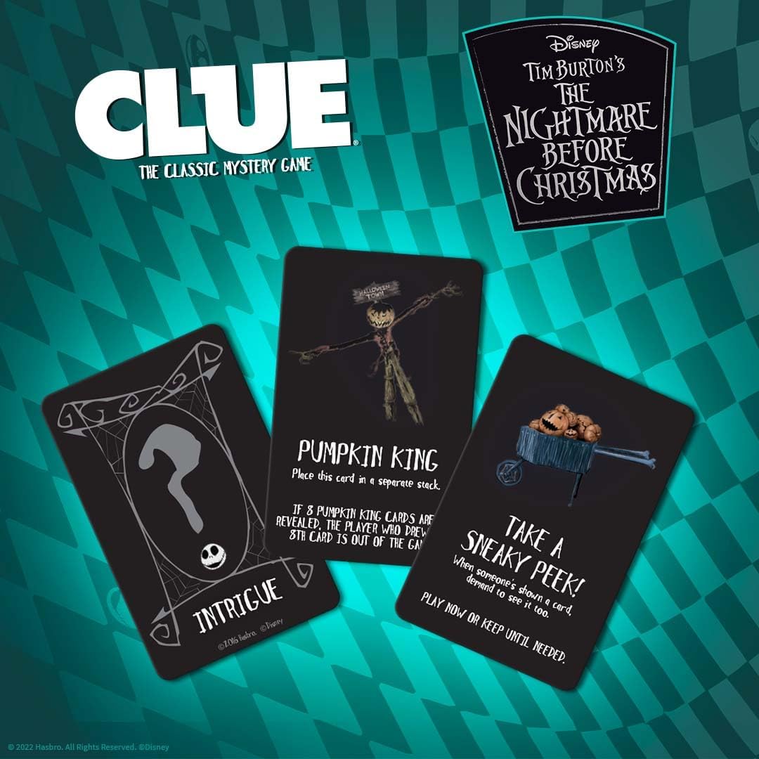Clue Disney Tim Burton’s The Nightmare before Christmas Board Game Fashions for Home