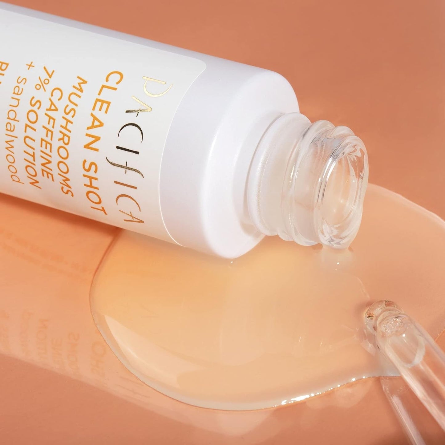 Clean Shot Mushrooms and Caffeine 7 Percent by Pacifica for Unisex - 0.80 oz Serum - Fashions for Home