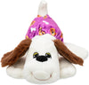 Pound Puppies Newborns Cream with Brown Ears Plush (Hungry)
