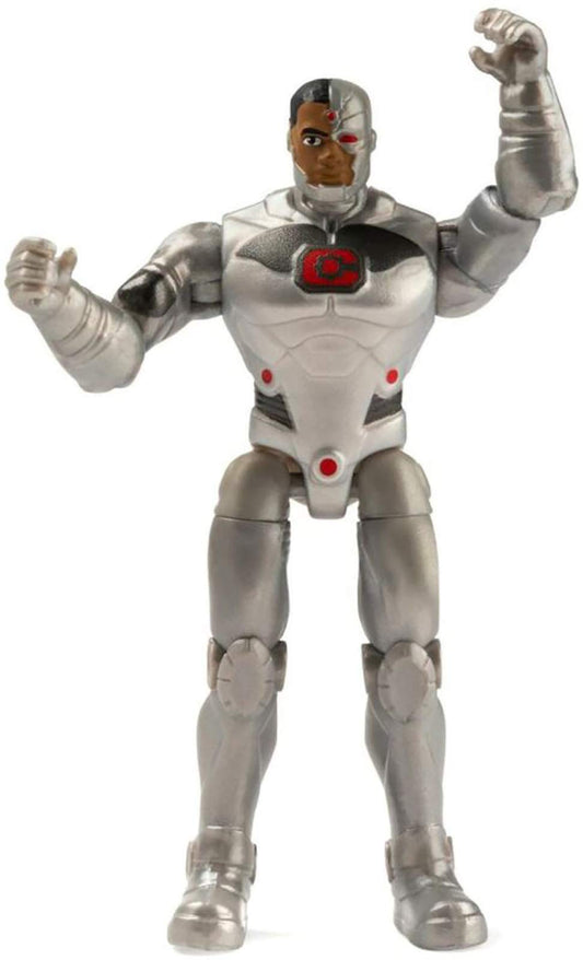 DC Heroes Unite 4 Inch Action Figure | Cyborg