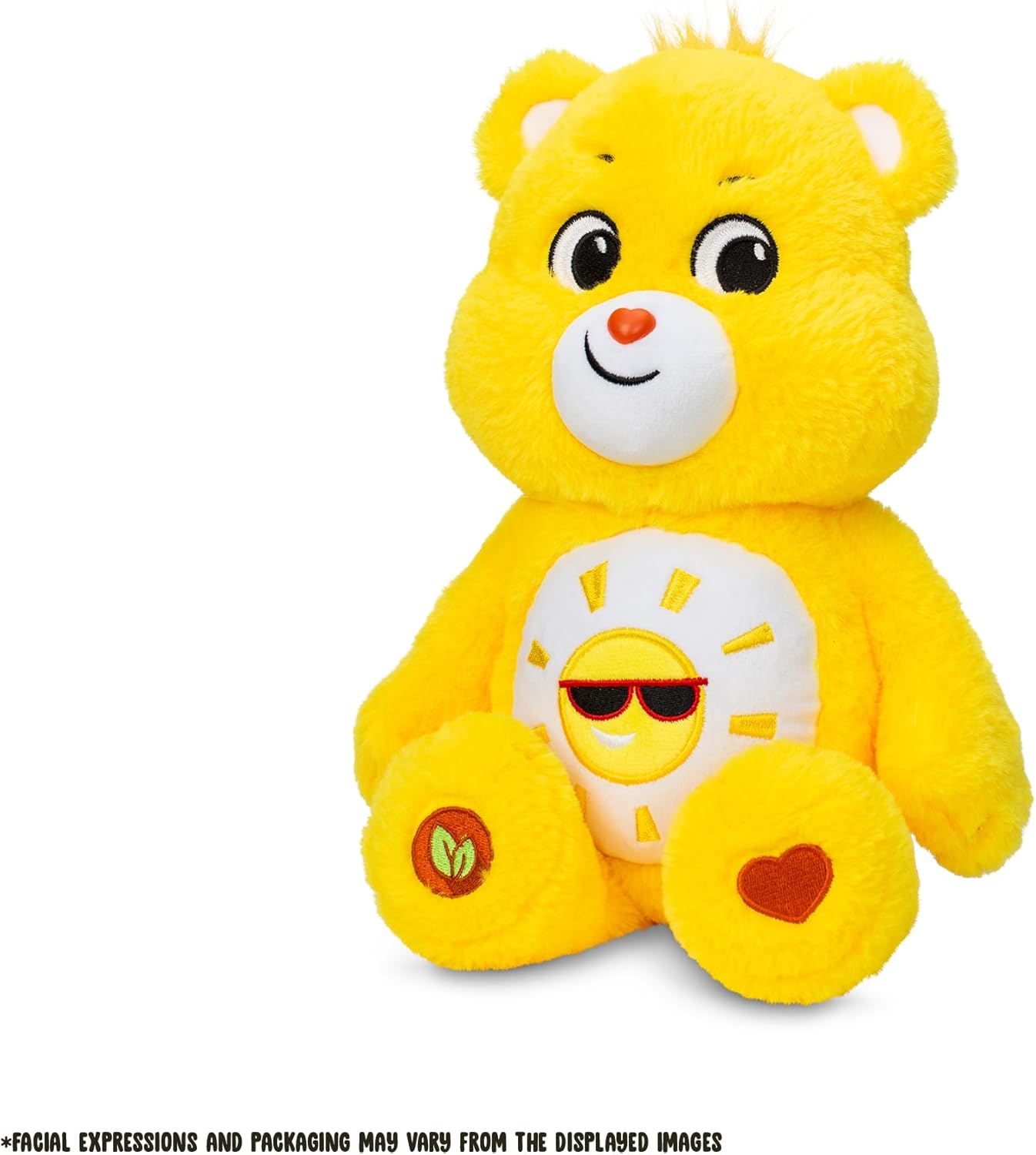 Care Bears 14" Funshine Bear Plushie - Medium Size - Yellow Plush for Ages 4+ – Perfect Stuffed Animal Holiday, Birthday Gift, Super Soft and Cuddly – Good For Girls and Boys, Employees, Collectors
