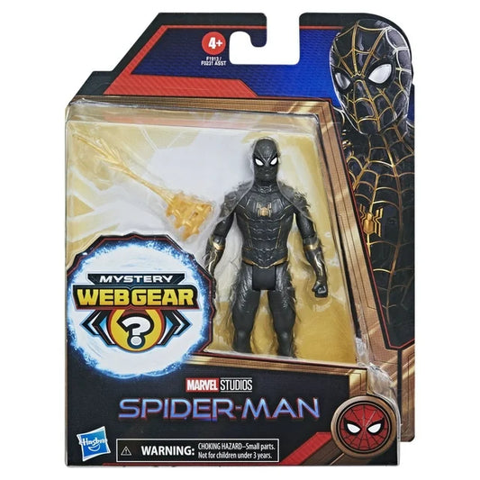 Marvel Spider-Man Mystery Web Gear Black and Gold Suit Spider-Man