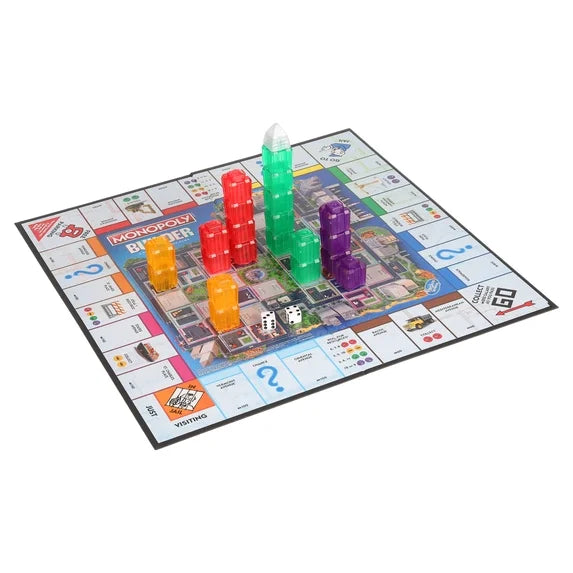 Monopoly Builder Board Game, Board Games for Kids and Adults Fashions for Home
