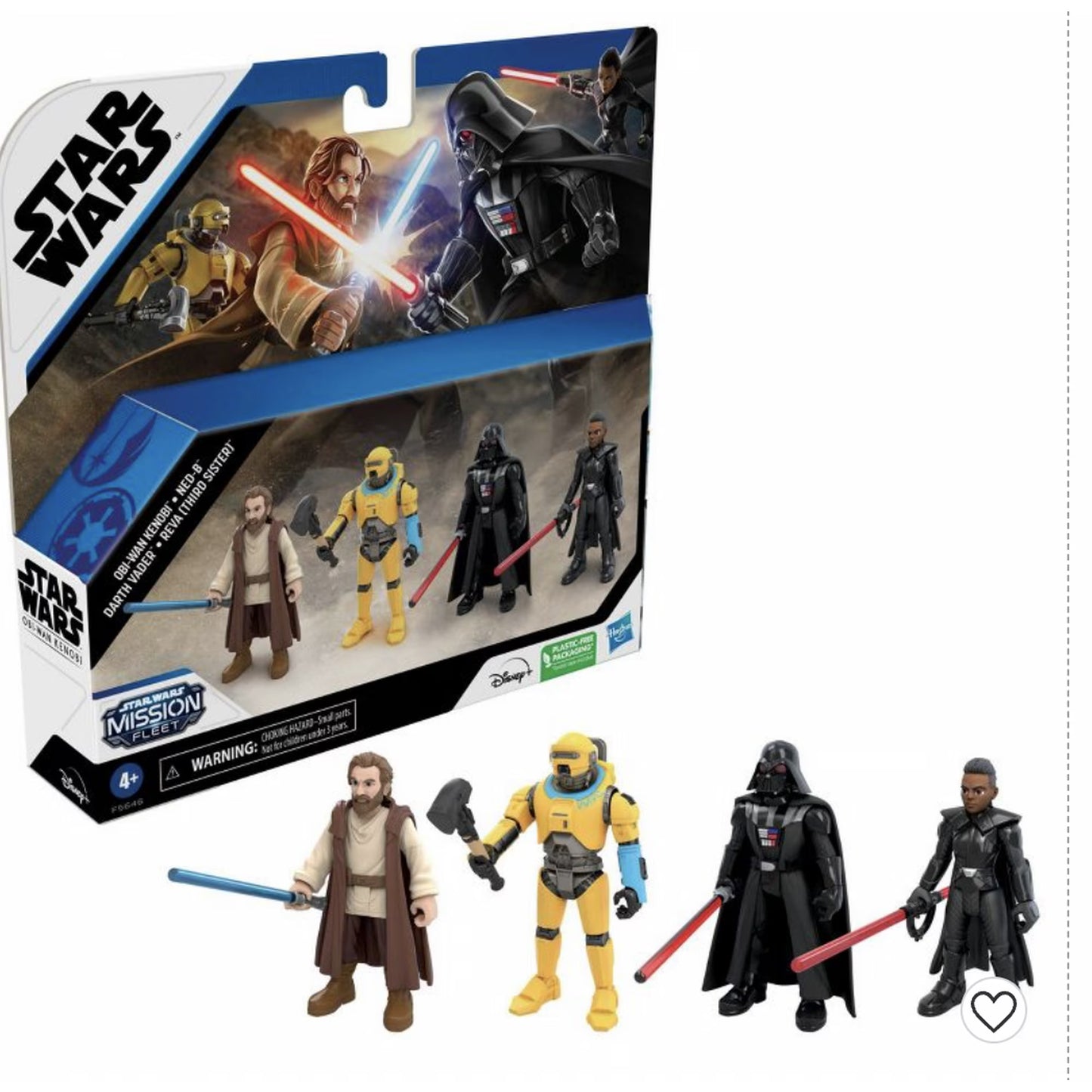 STAR WARS Mission Fleet 2.5-inch Scale Galactic Clash 4pk Toy F5646 Ages 4 and Up Fashions for Home