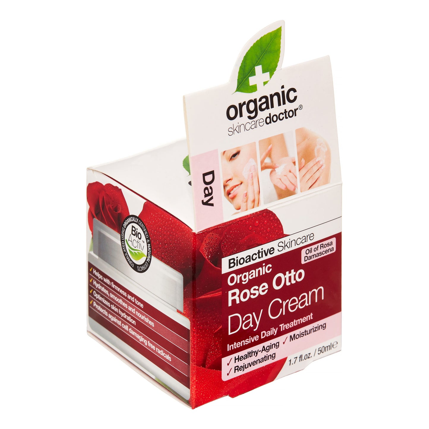 Organic Doctor Rose Otto Day Cream, 1.7 Fl Oz