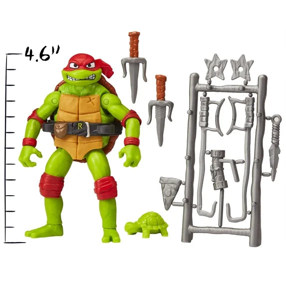 Teenage Mutant Ninja Turtles: Mutant Mayhem 4.65” Raphael Basic Action Figure by Playmates Toys Fashions for Home