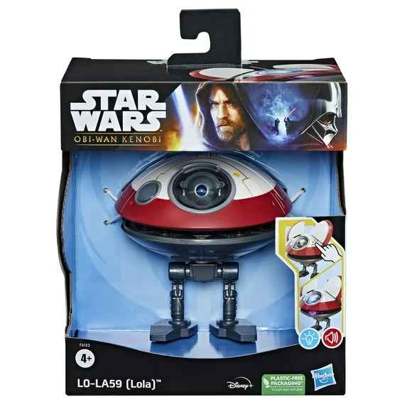 Star Wars: Obi-Wan Kenobi Series-Inspired L0-LA59 (Lola) Droid Interactive Kids Toy Action Figure for Boys and Girls Ages 4 5 6 7 8 and Up Fashions for Home