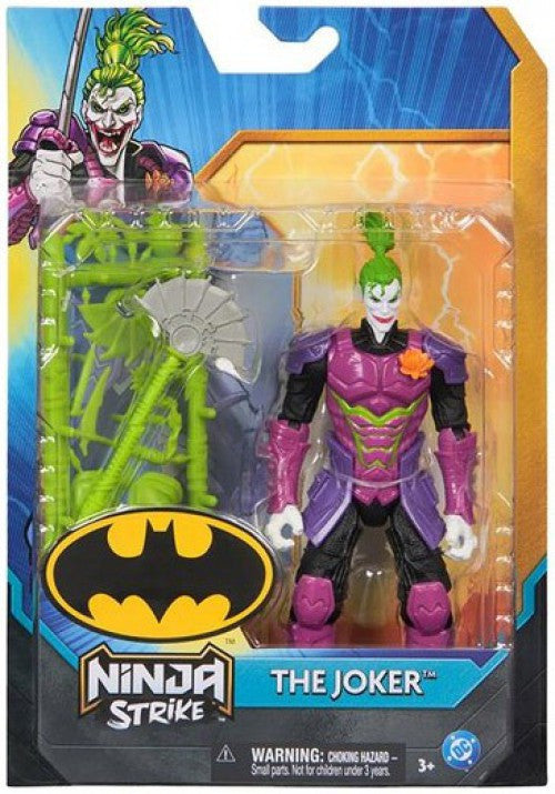DC Comics, Batman Ninja Strike 6" The Joker Action Figure with Pop-Out Ninja Accessories Fashions for Home