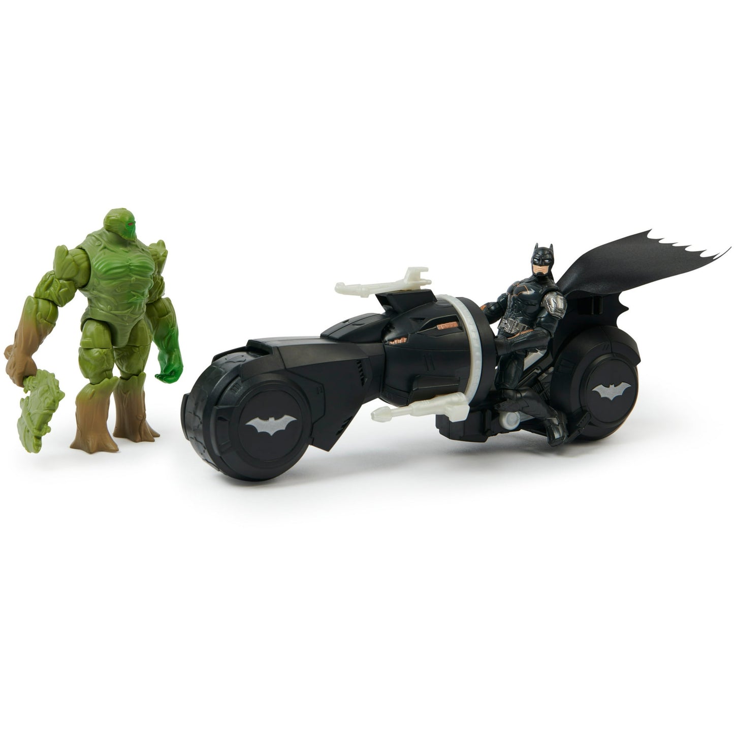DC Comics  Batman and Swamp Thing Armory Attack Batcycle Set
