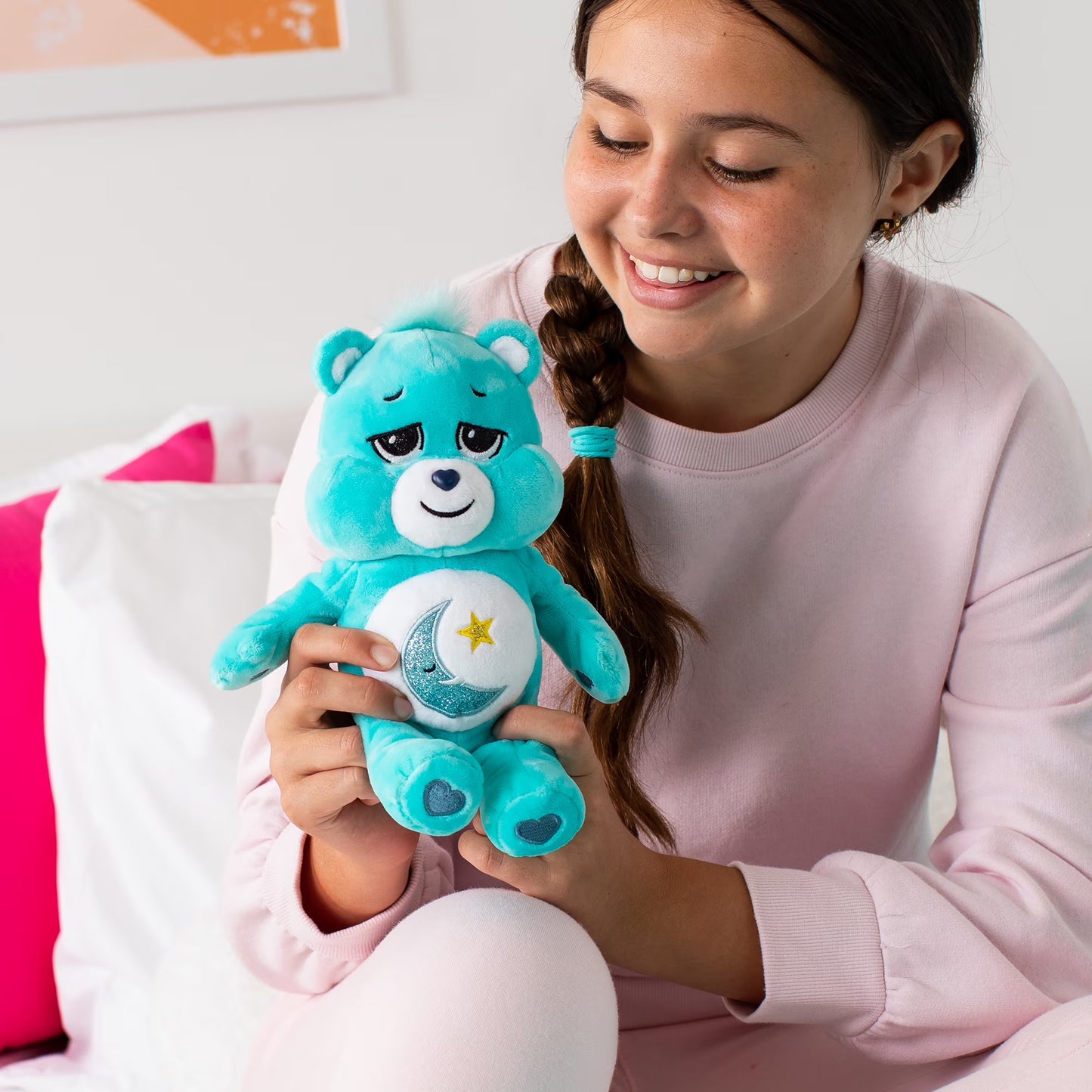 Care Bears 9 Inch Plush - Bedtime Bear with Glitter Belly Badge (2023) Fashions for Home