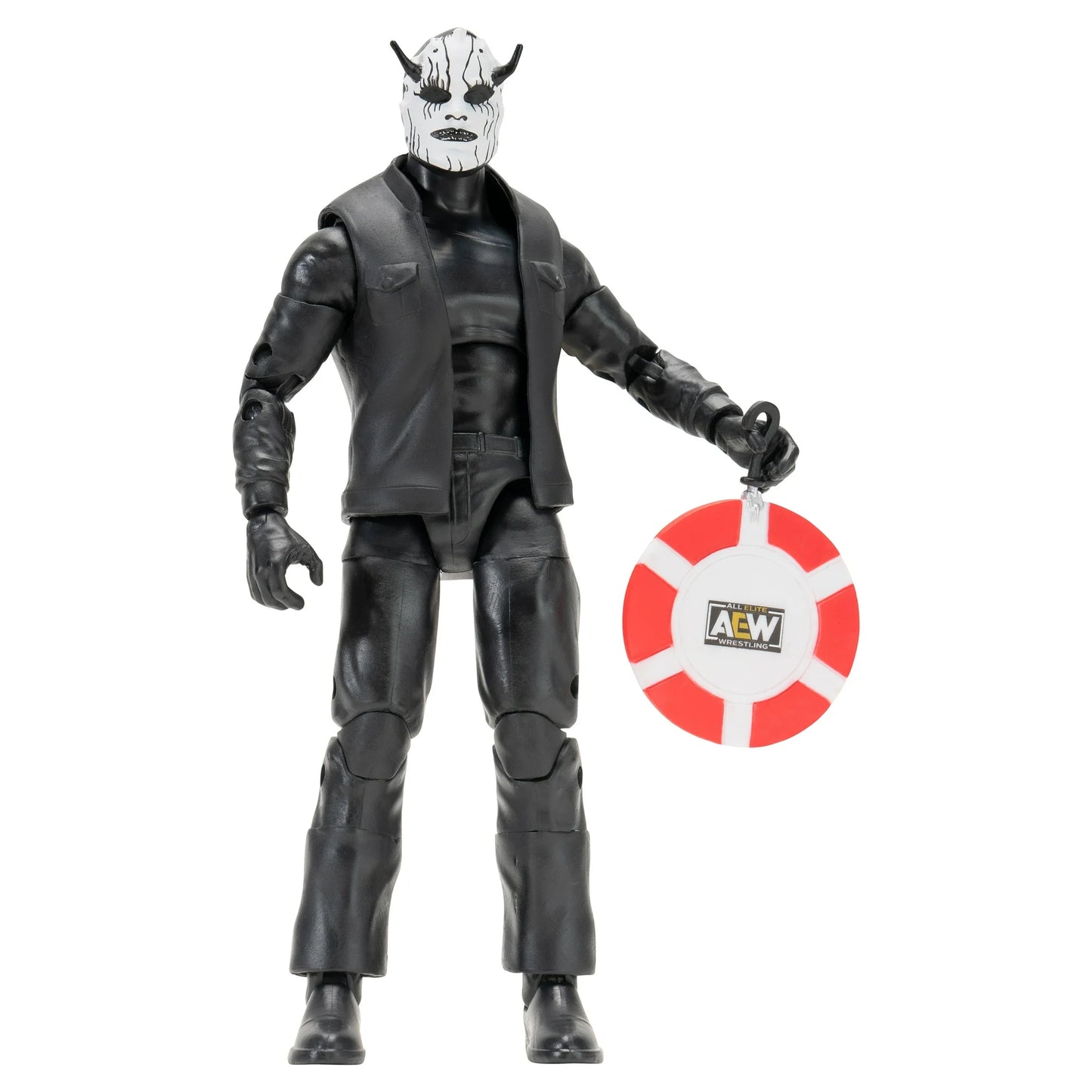 AEW Unrivaled MJF (Joker) - 6 inch Figure with Entrance Vest, Poker Chip, and Alternate Hand Fashions for Home