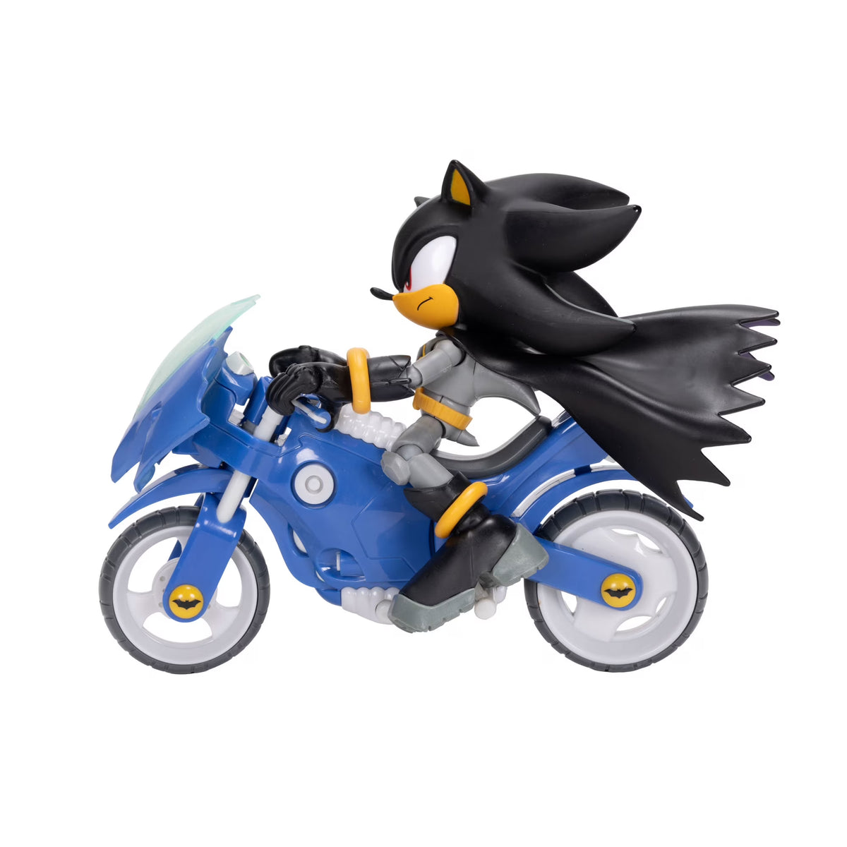Sonic X DC Shadow As Batman 5 inch Scale Action Figure with Batcycle Vehicle Fashions for Home