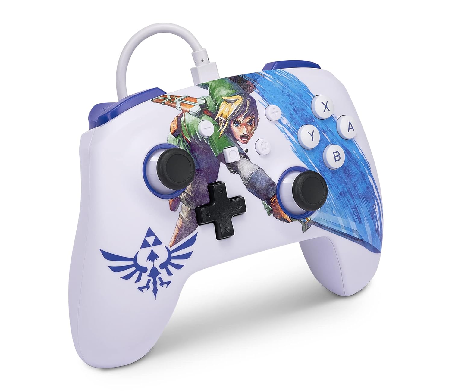 PowerA Enhanced Wired Controller and Slim Case for Nintendo Switch — Master Sword - Fashions for Home