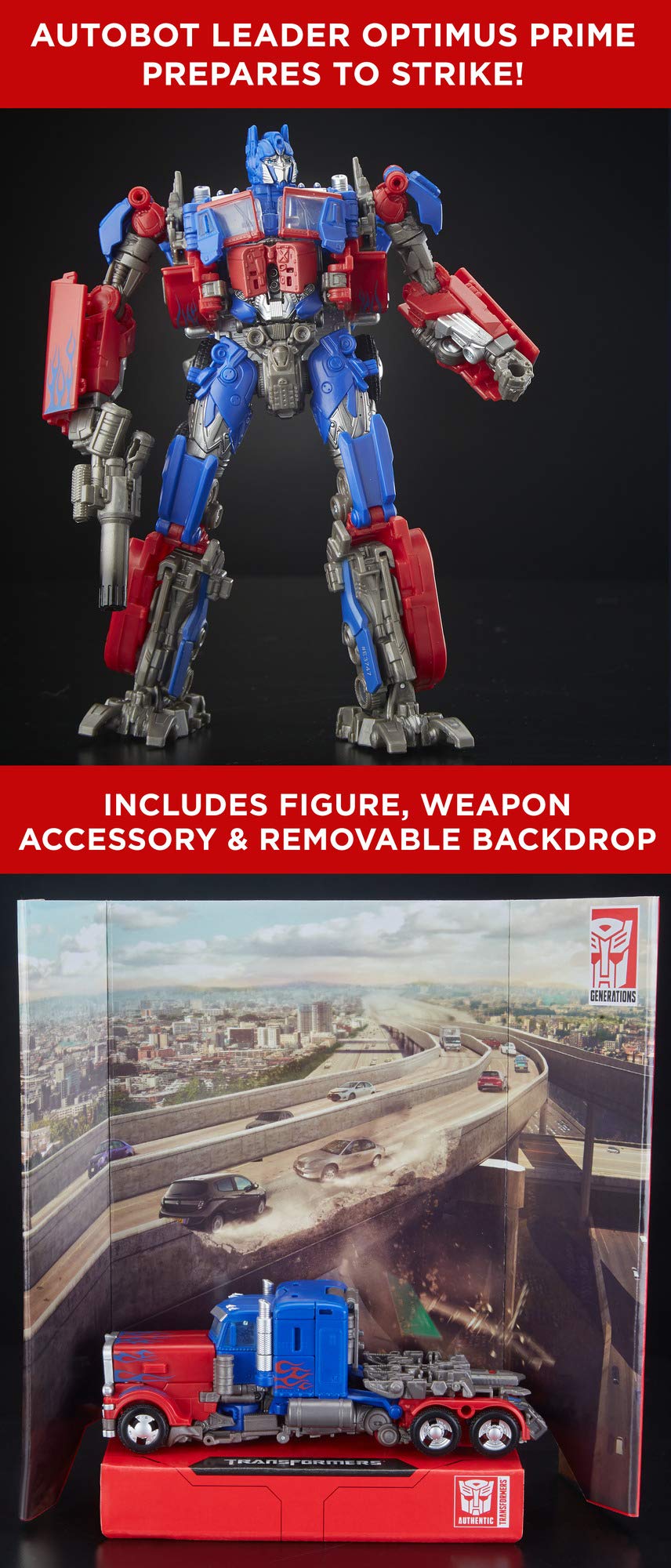 Transformers TRA GEN Studio Series Voyager Opt Prime Fashions for Home