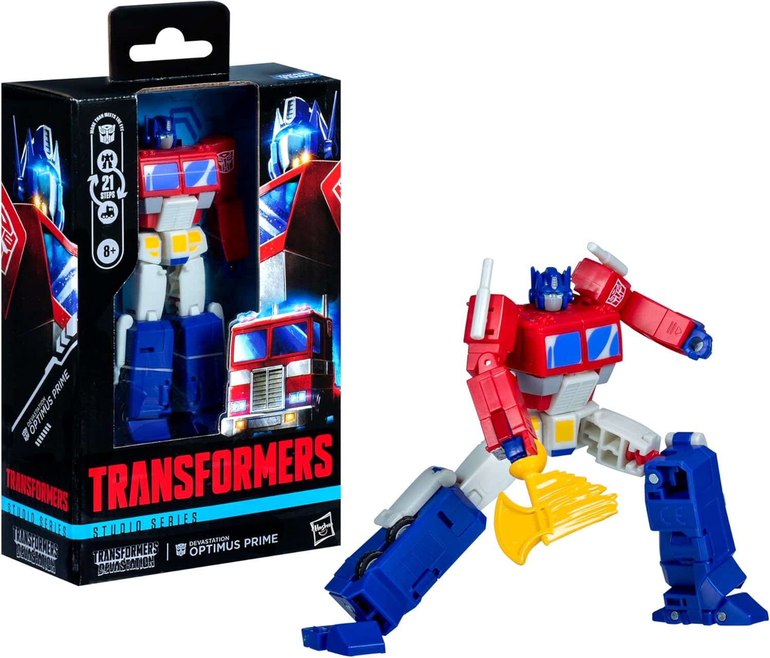 Transformers Toys Studio Series Deluxe Class Devastation Optimus Prime, 4.5-inch - Fashions for Home