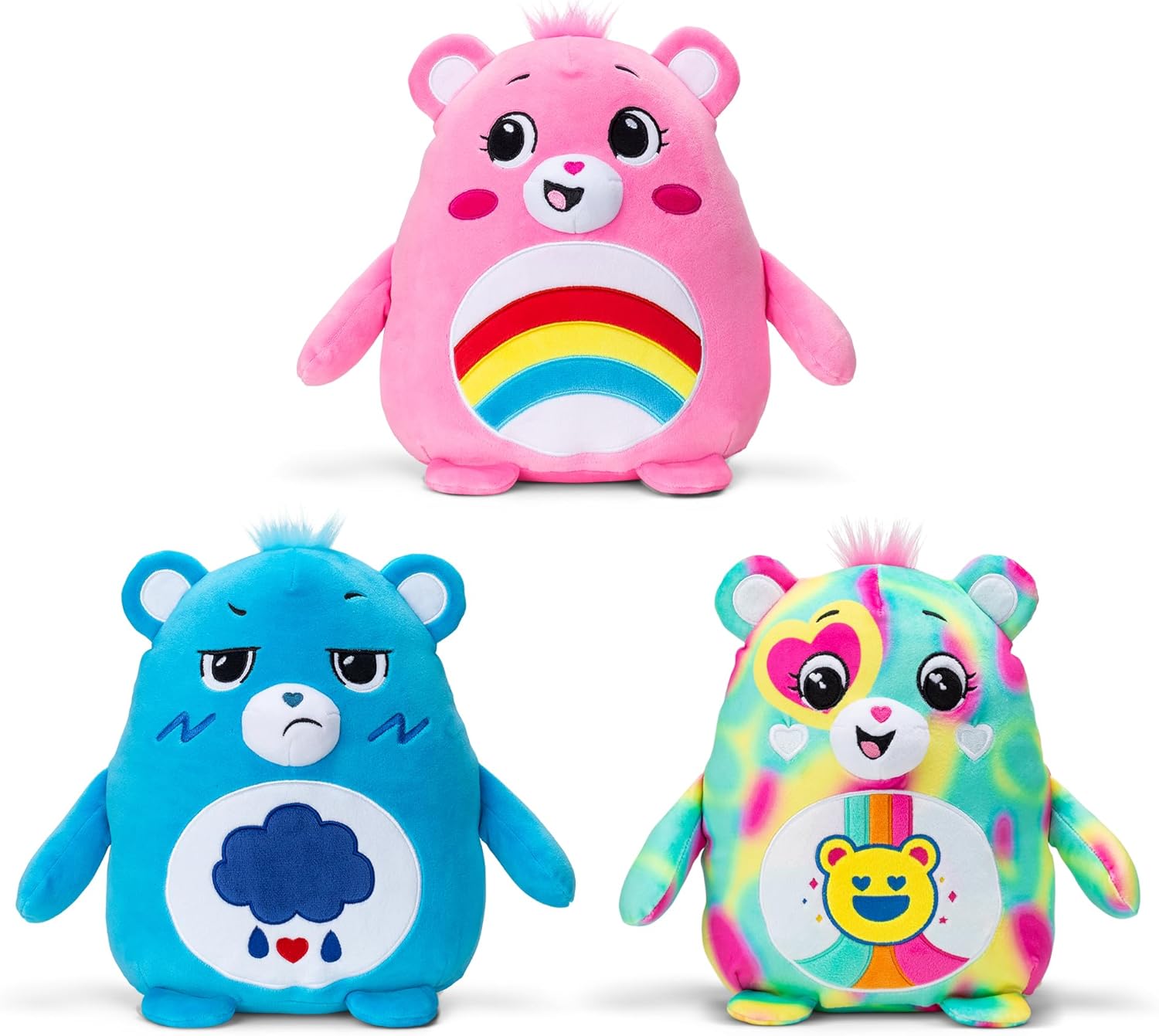 Care Bears Squishy 10" Plush Grumpy Bear - Blue, Soft Huggable Squishy Material! – Good for Girls and Boys, Employees, Collectors, Ages 4+