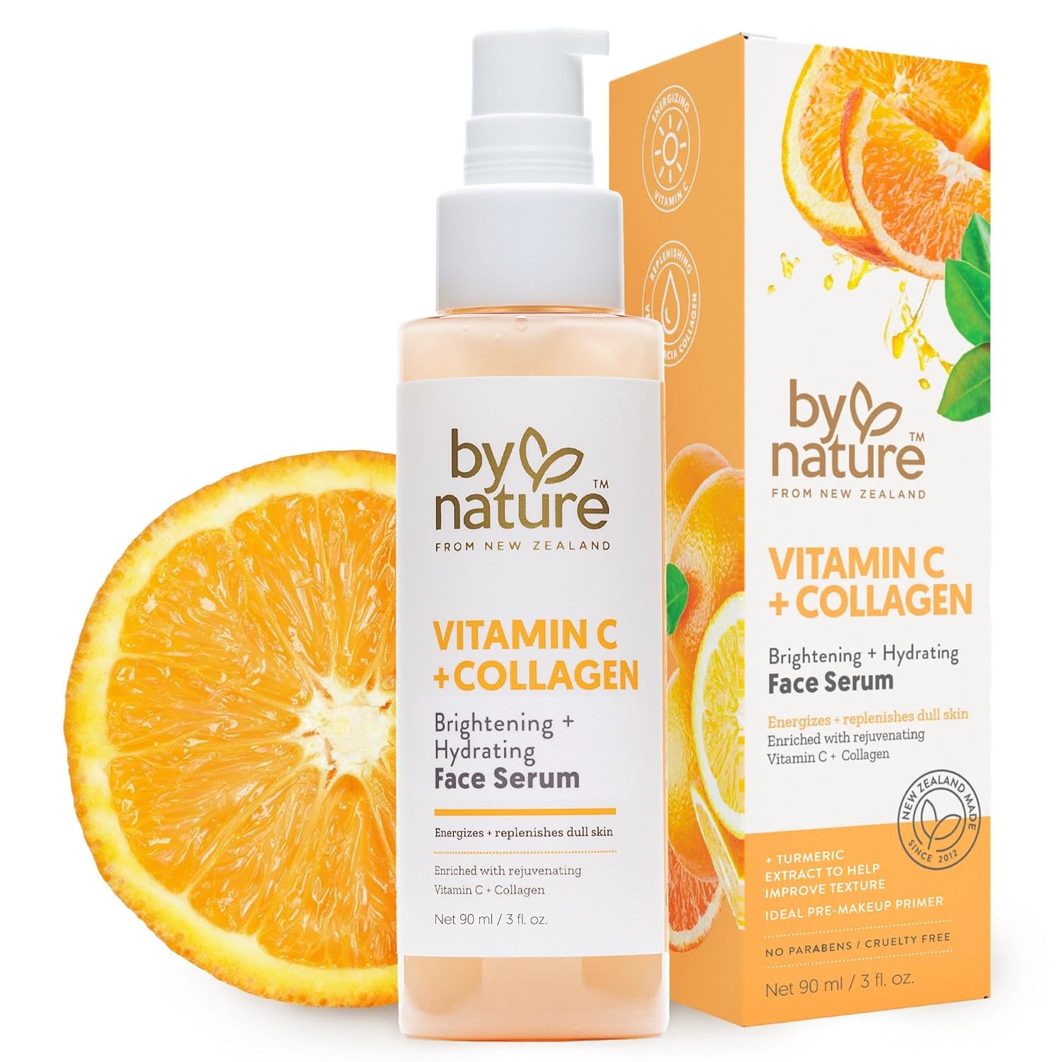 By Nature Vitamin C + Collagen Face Serum - 3 fl. oz