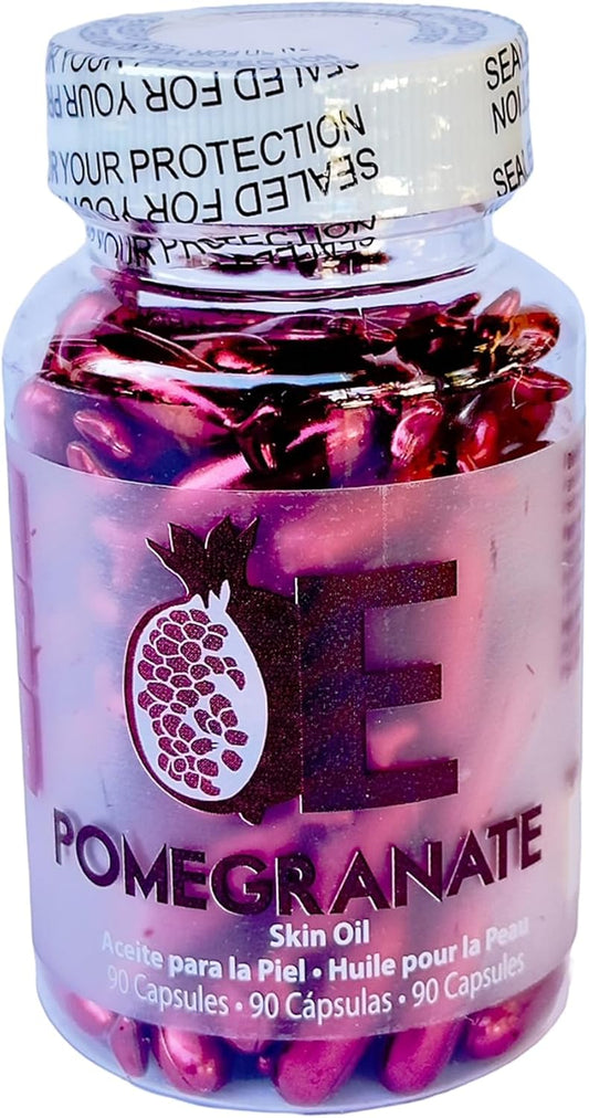 Pomegranate Skin Oil Capsules by EasyComforts - 90 Capsules