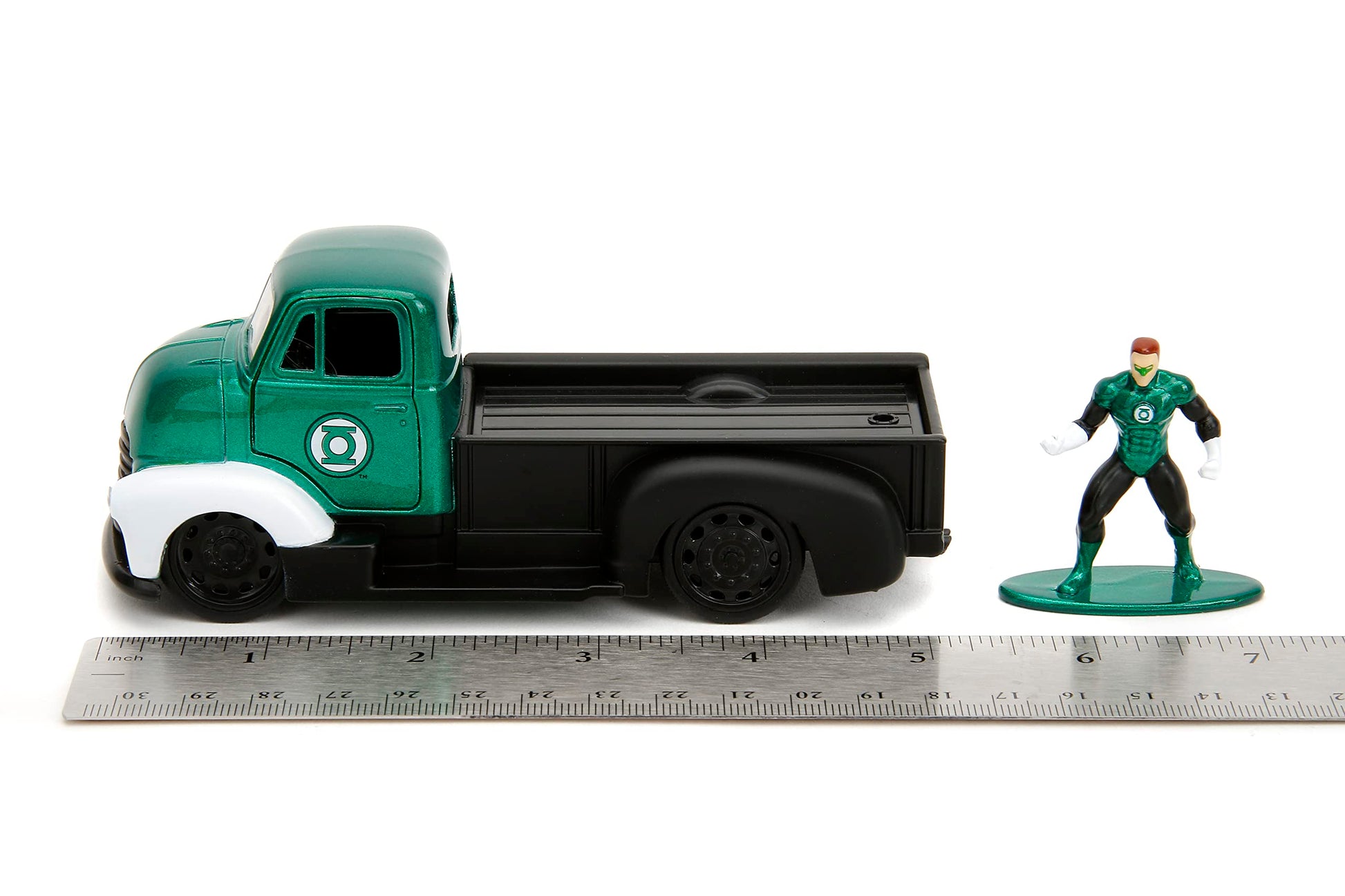 Jada DC Comics 1:32 1952 Chevrolet COE Pickup Die-Cast Car & 1.65" Green Lantern Figure Fashions for Home