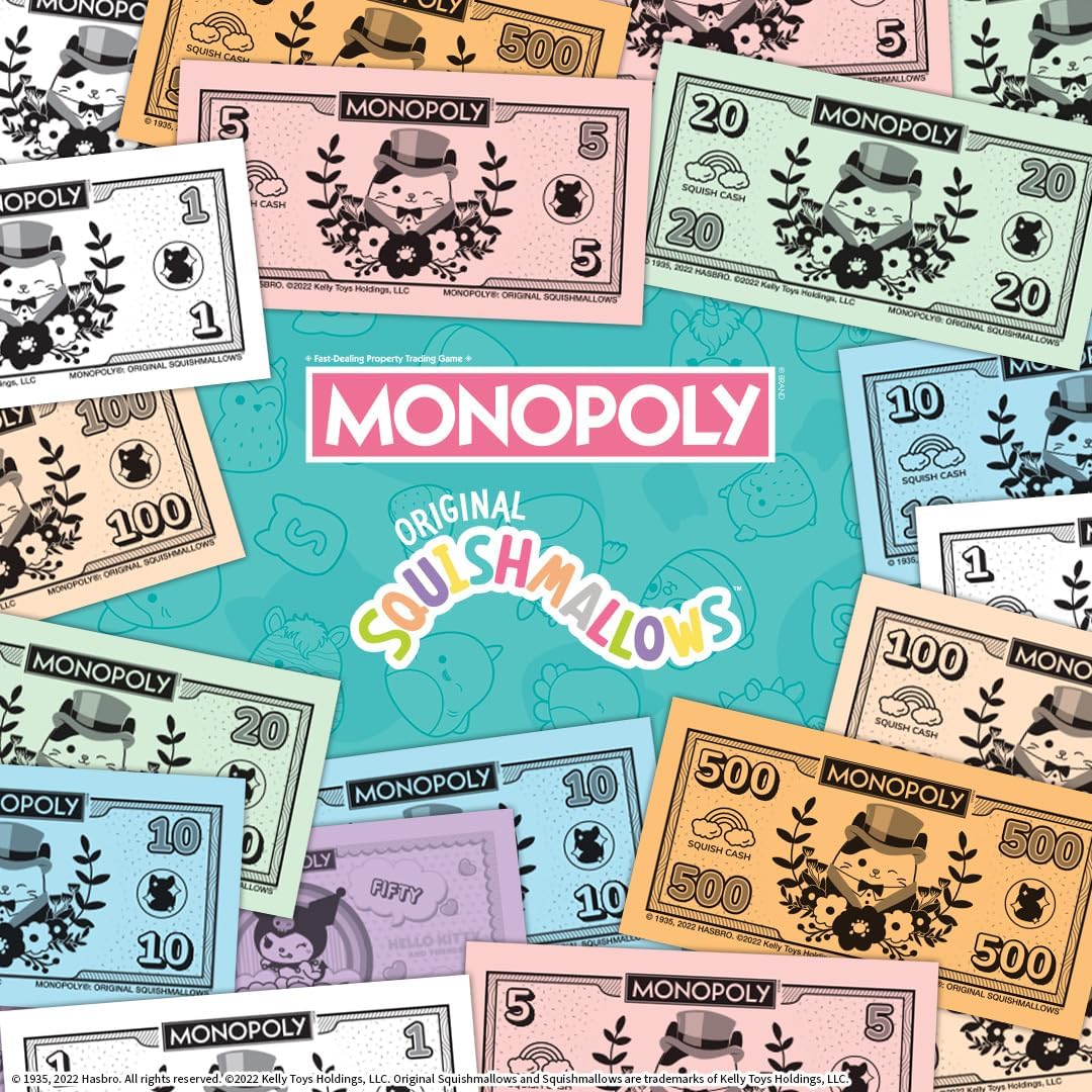 MONOPOLY: Original Squishmallows Collector's Edition Fashions for Home
