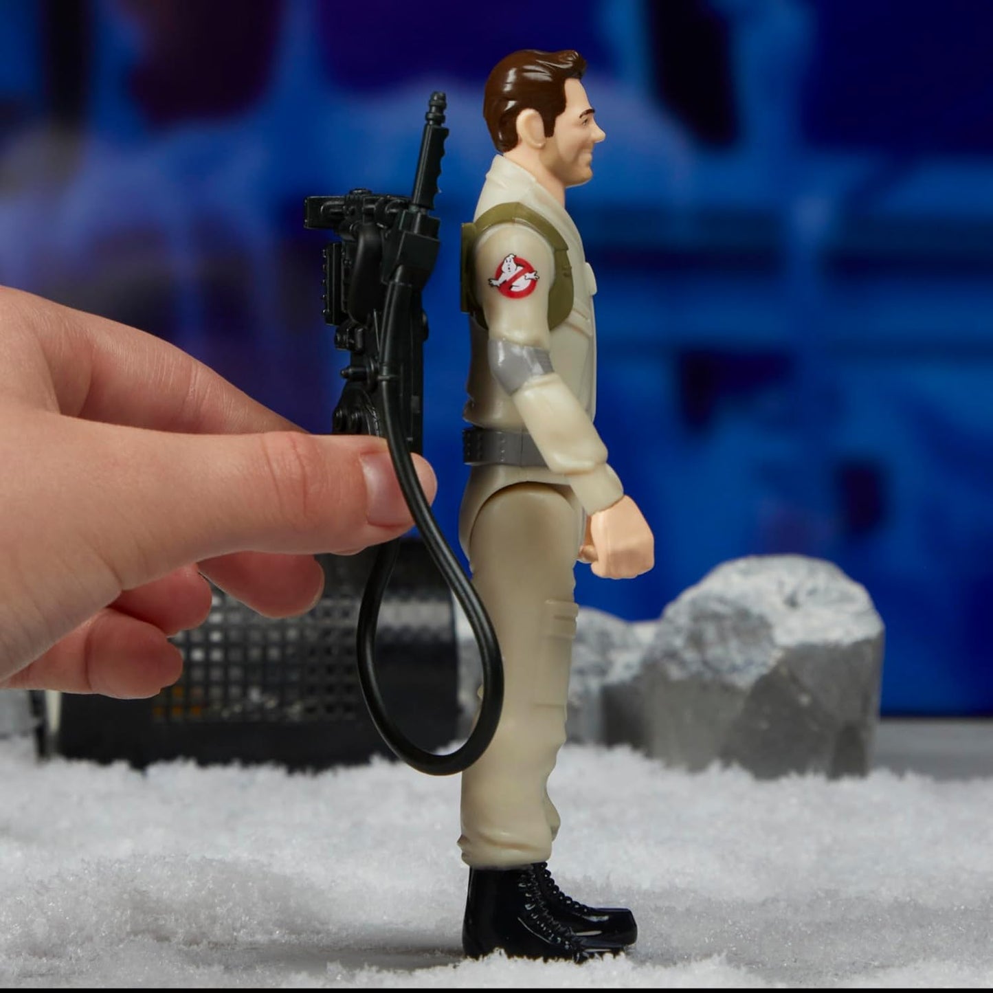 Ghostbusters Fright Features Gary Grooberson Action Figure with Ecto-Stretch Tech Pukey Ghost Toy Accessory, Toys for Kids Ages 4+