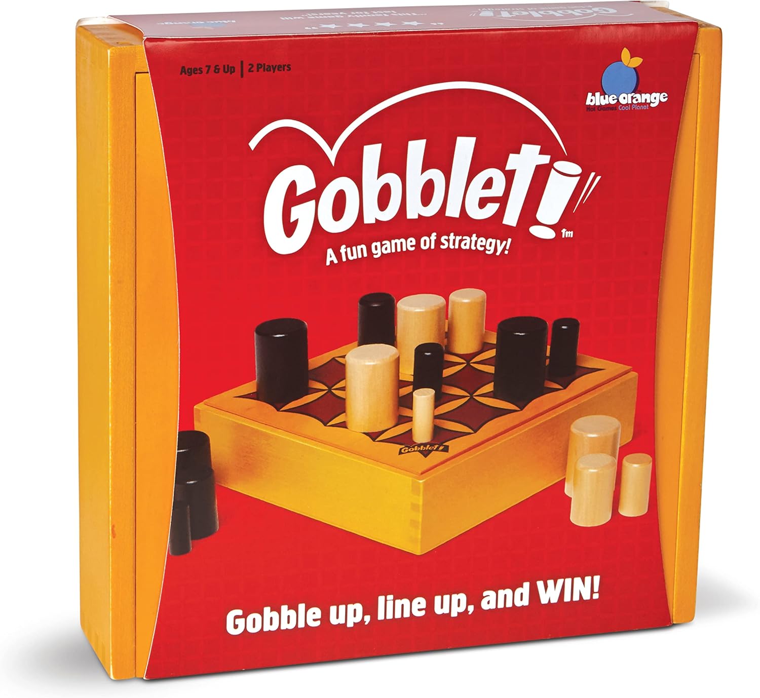 Gobblet! Abstract Strategy Board Game - Award Winning Kids or Adults Original All Wooden Board Game Fashions for Home