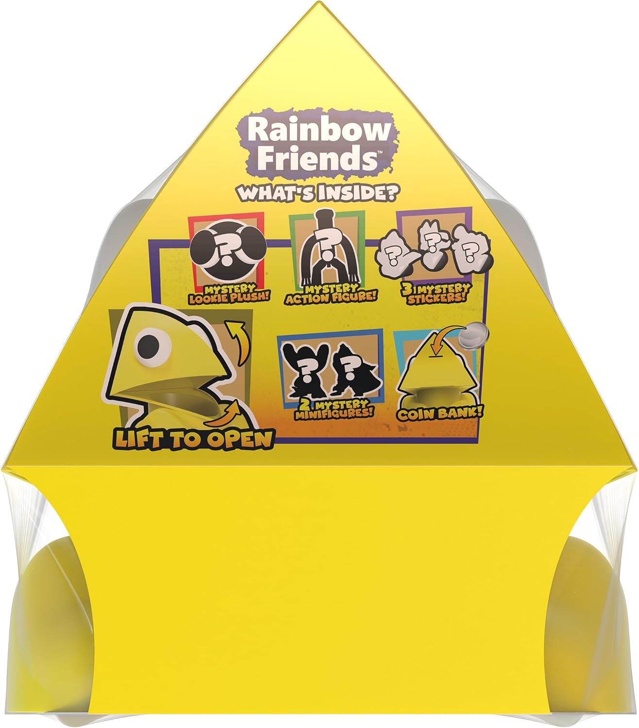 RAINBOW FRIENDS – Collector Bundle – Yellow (Piggy Bank Case w/ 8 Items, Series 1) - Fashions for Home