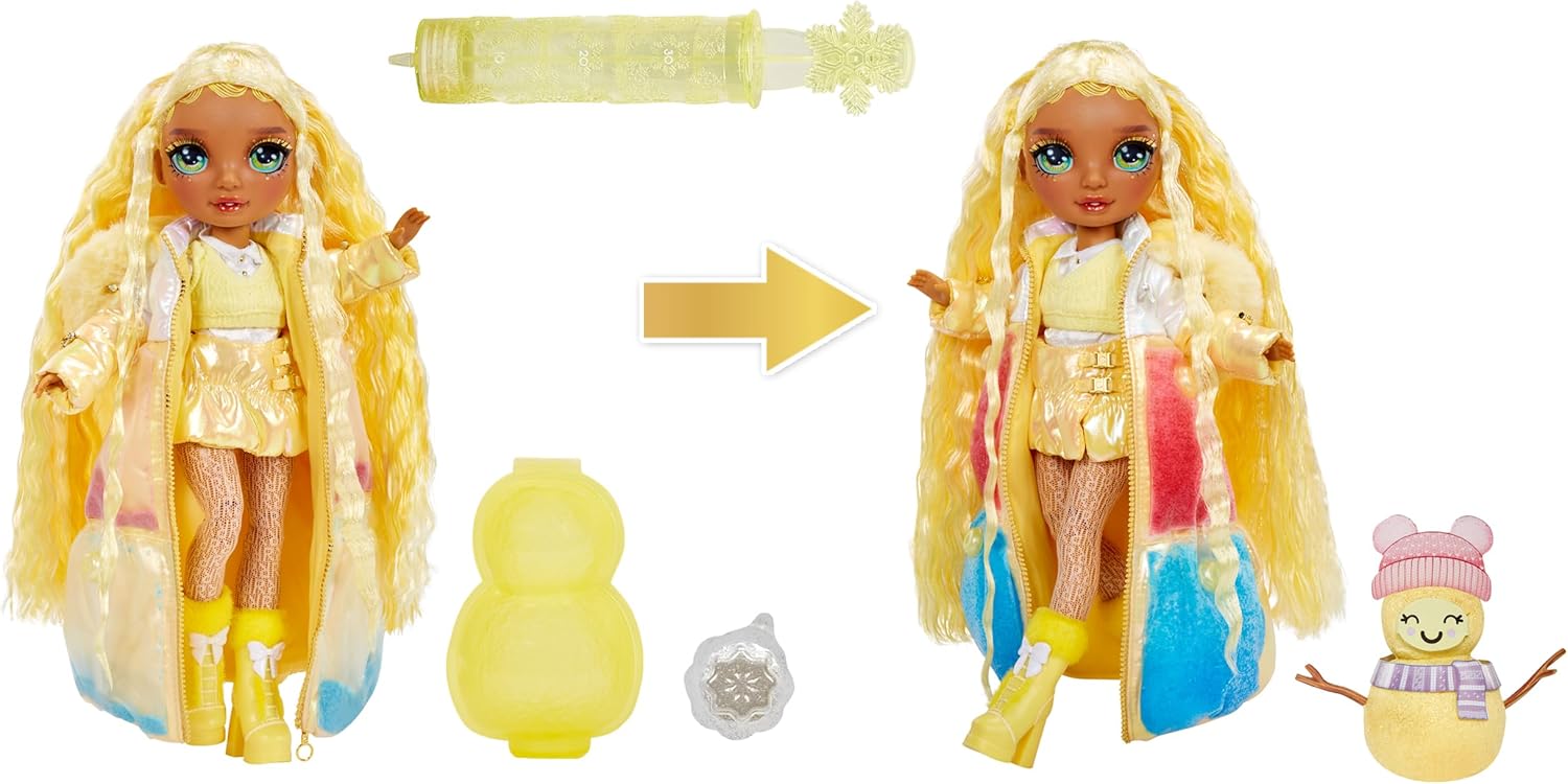 Rainbow High Winter Wonderland Sunny - Yellow 11” Fashion Doll Fashions for Home