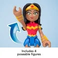Imaginext DC Super Friends Rivals pack 8-Piece Figures & Accessories Set, Preschool Toys