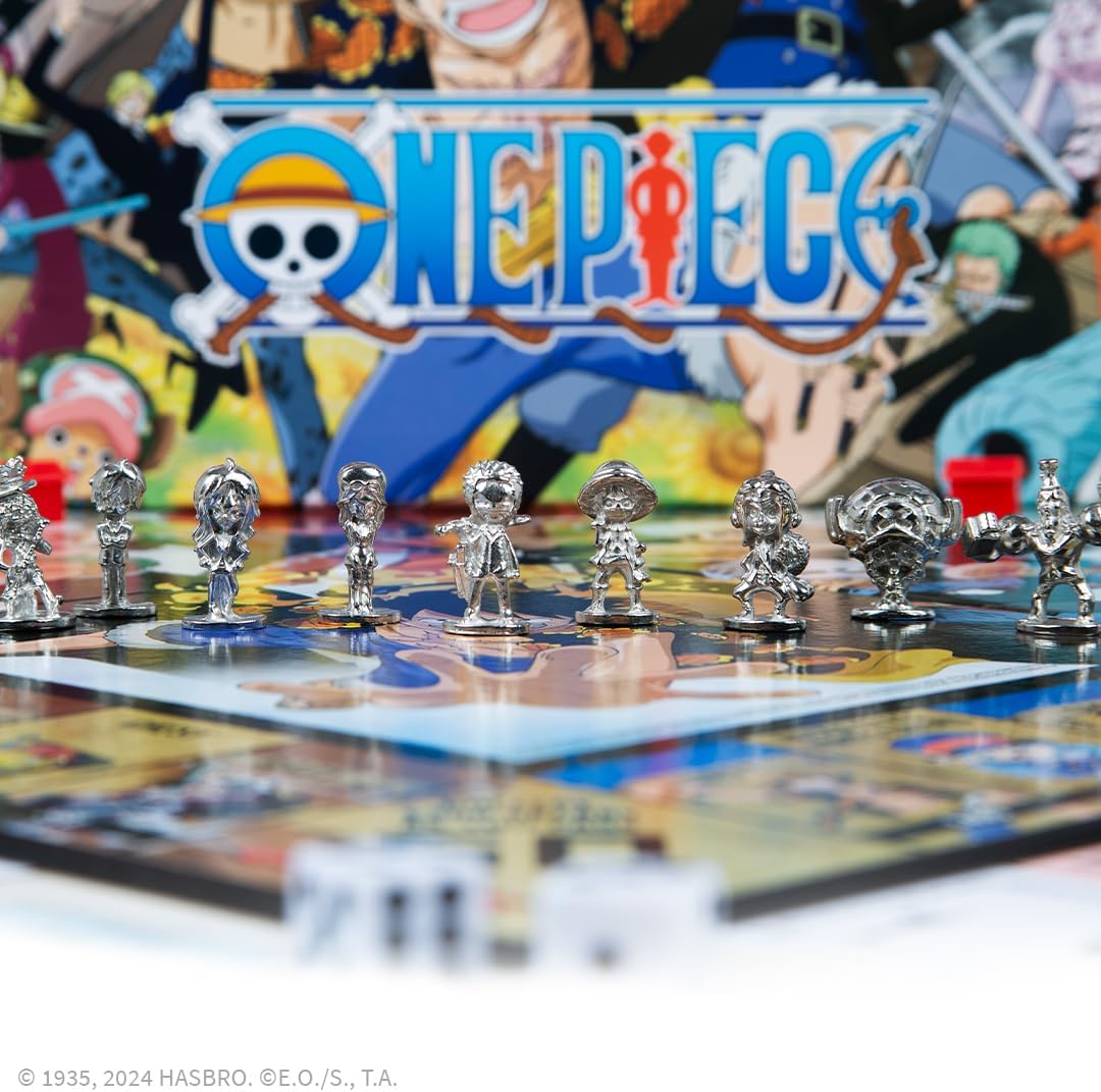 Monopoly: One Piece Edition Board Game | Buy, Sell, Trade with Popular Characters from The Manga & Anime Series | Featuring 9 Miniature Tokens | Officially Licensed Merchandise and Collectible