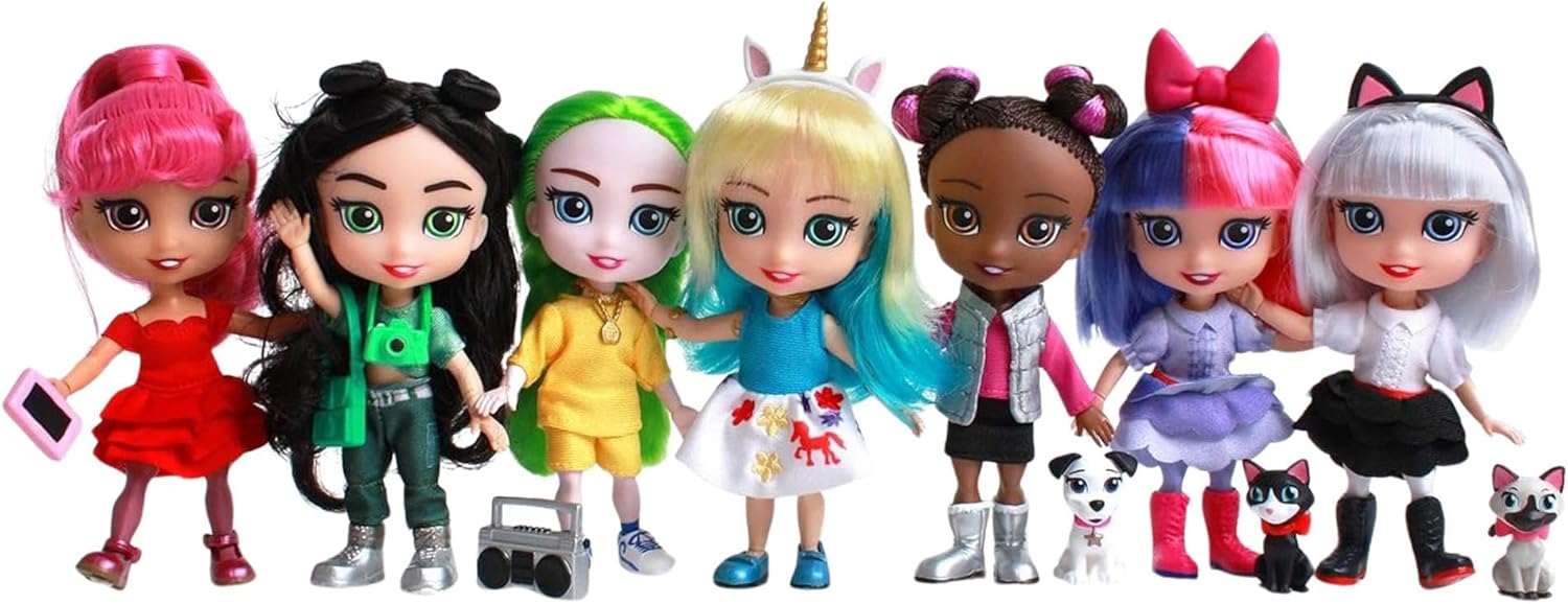 The Loyal Subjects - for Keeps - Ella Girl with Cupcake Keepsake Lime Hair 5" Fashions for Home