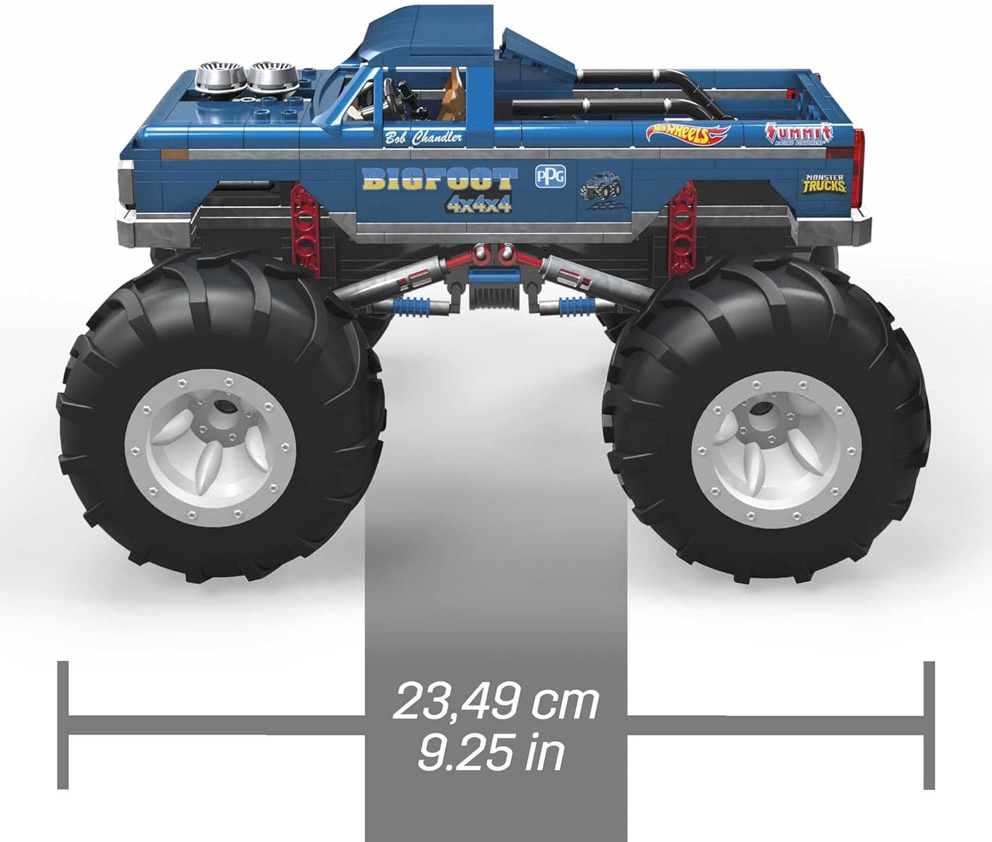 MEGA Hot Wheels Bigfoot Collectible Monster Truck Building Toy - 538pcs Fashions for Home