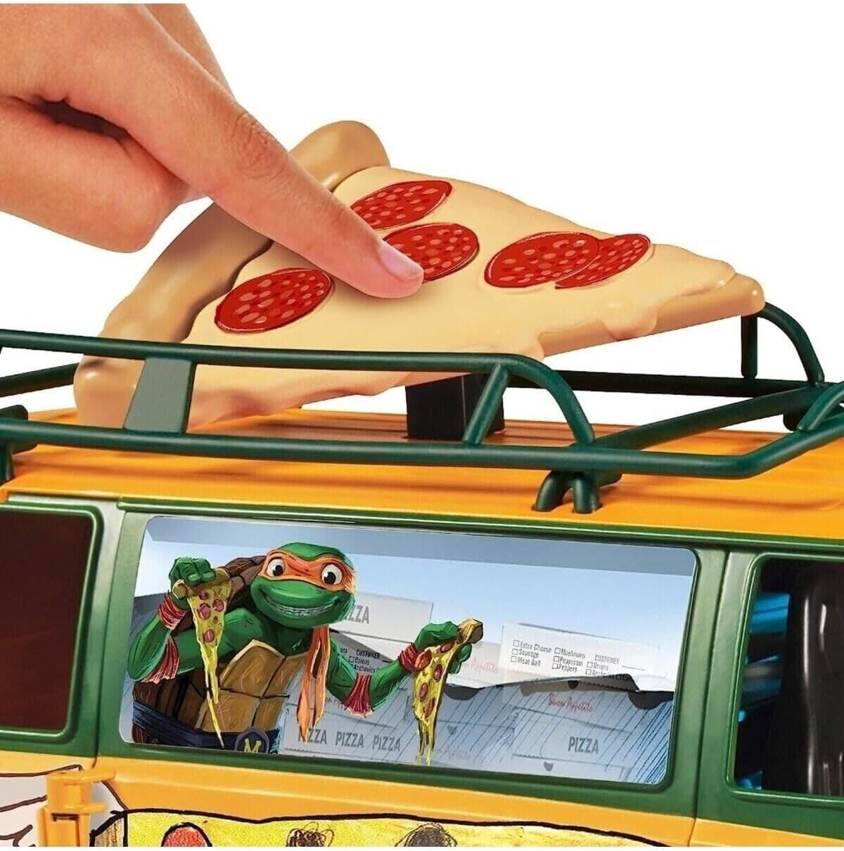 Teenage Mutant Ninja Turtles: Mutant Mayhem Pizza Fire Delivery Van by Playmates Toys