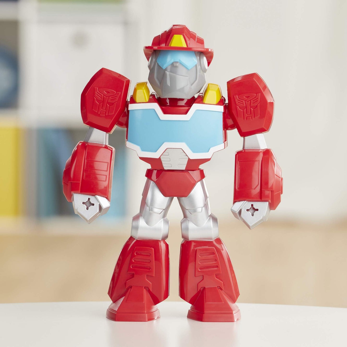 Transformers Playskool Heroes Rescue Bots Academy Mega Mighties Heatwave The Fire-Bot 10-Inch Robot Fashions for Home